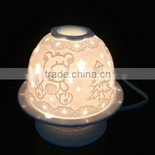 Factory Supply Ceramic Electric Aroma Oil Burner Lamp photo-4