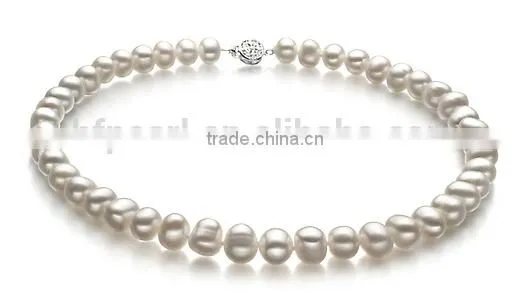 Kaitlyn White 8-9mm a Quality Freshwater Pearl Jewelry photo-2