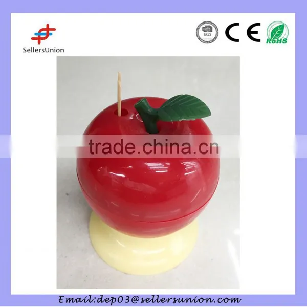 Apple Design Toothpick Box With 100pcs Toothpick