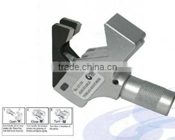M4~M45 HSS Quick Adjustable External Thread Restorer for Repair Tool photo-2