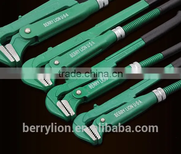 Berrylion Pipe Wrench High Carbon Steel Pipe Wrench 1" Pipe Wrench photo-2