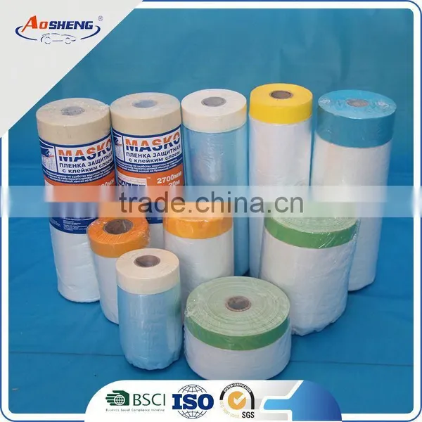 Taped Folded Hand Masking Film Covering photo-2