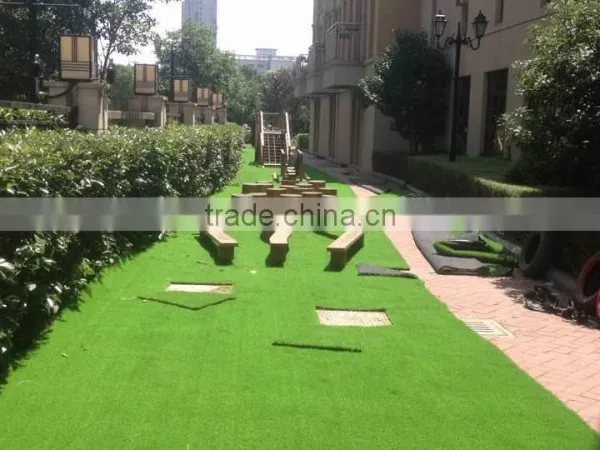 Landscaping Fake Grass Mat for Kids School Flooring Decor photo-2
