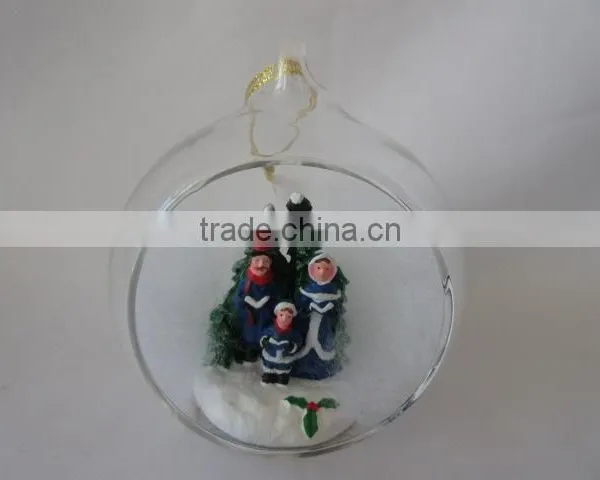 Crystal Balls Dollarma One Dollar Cheapest XMS Christamas Bear Deer Santa SnowFlake Glass 156032-15037 photo-3