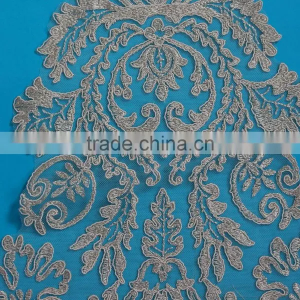 Golden Embroidery Collar Trims Sewing On Patches photo-4