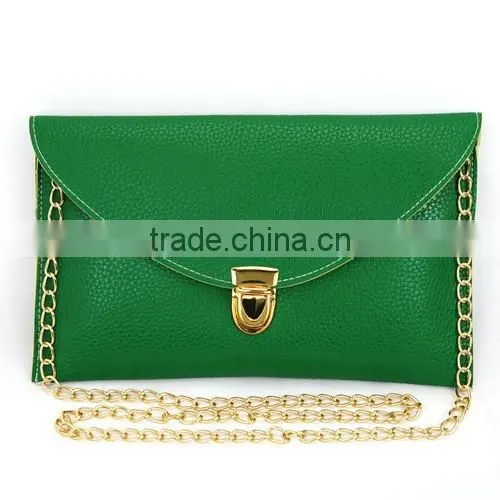 Hot Sale Monogrammed Envelope Chain Clutch Bag photo-4