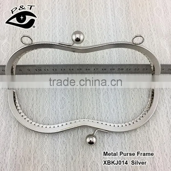 18CM Embossed Pattern Metal Clasp Frames for Handbags photo-6