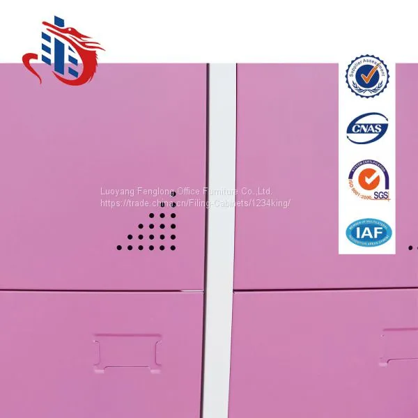 School/Gym Center Use 9 Door Metal Locker Storage Cabinet photo-4