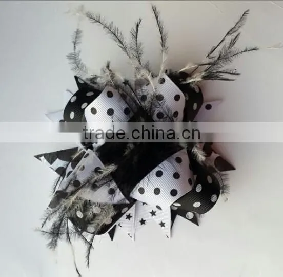 Kids Hairpin Fashion Headband Hair Bows With Clip Beautiful Flower Headband photo-5