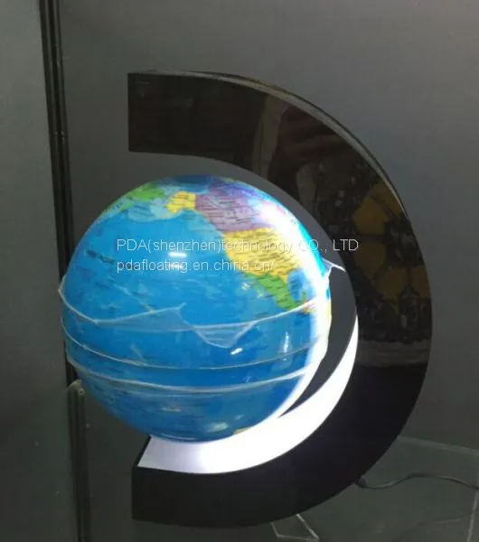 8 Inch C Shape Levitation Magnetic Rotating Globe photo-3