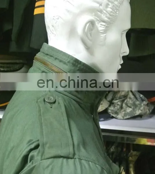 Customized Olive Green Camo Tactical M65 Field Jacket for Army for Men photo-5