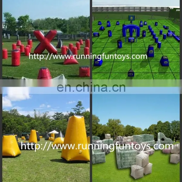 Inflatable Paintball Game Online, Inflatable Paintball Bunkers Set photo-5