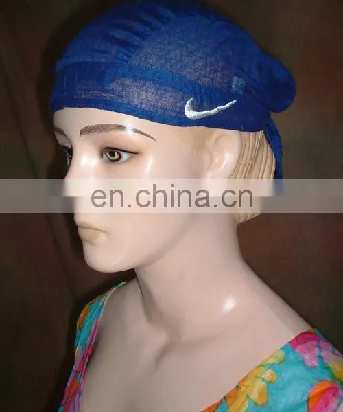 Bandana Cap With Logo Embroidered