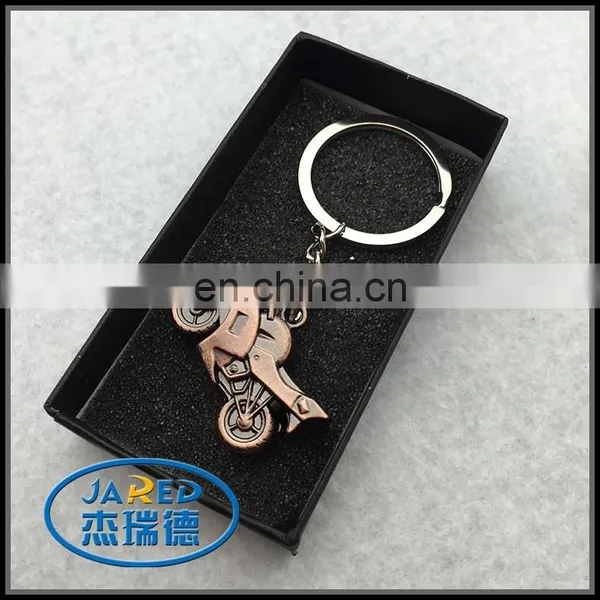Motor Car Shape Metal Keychain Cycle Model Keyring for Promotion photo-2