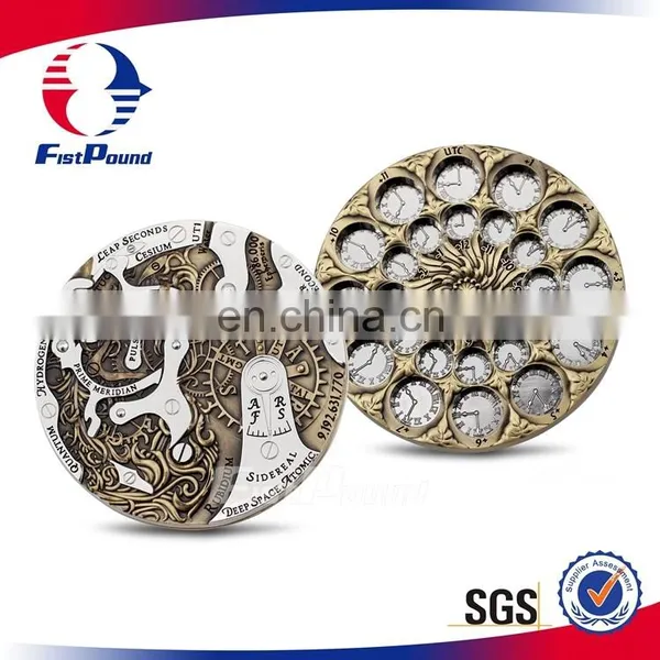 Spinning Compass Geocaching Coin in Jewlery Quality