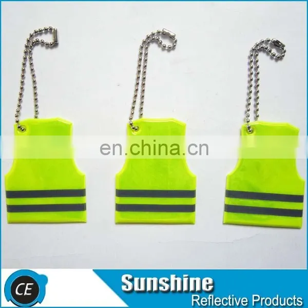Reflector Clothing Shape Reflective Keychain Reflective Cross Pendant Hanger photo-2
