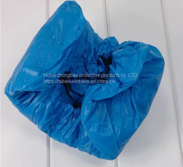 One-time Thickening Shoe Cover Wholesale Package Mail Non - Woven Fabric Shoe Cover Foot Cover Home Use Cloth Plastic Shoe Cover 100