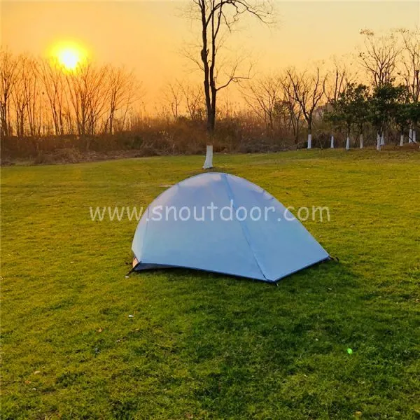 1 Man Tent ZP015 White Backpacking Double Layer Aluminium Tents photo-3