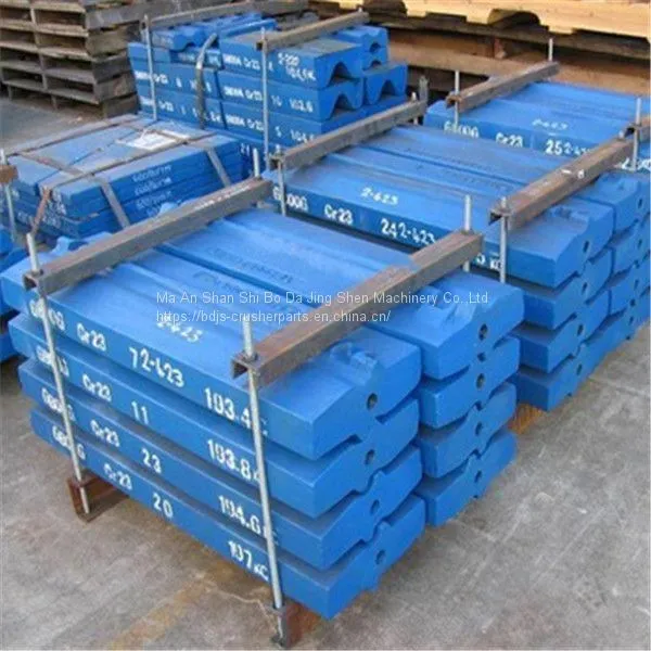 High Chrome Casting Impact Crusher Spare Parts Blow Bar for Stone Crusher photo-5