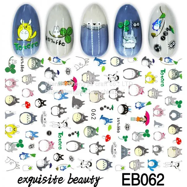 Cartoon Decoration Party Supplies 2d Nail Sticker Kids Decals Sticker photo-2