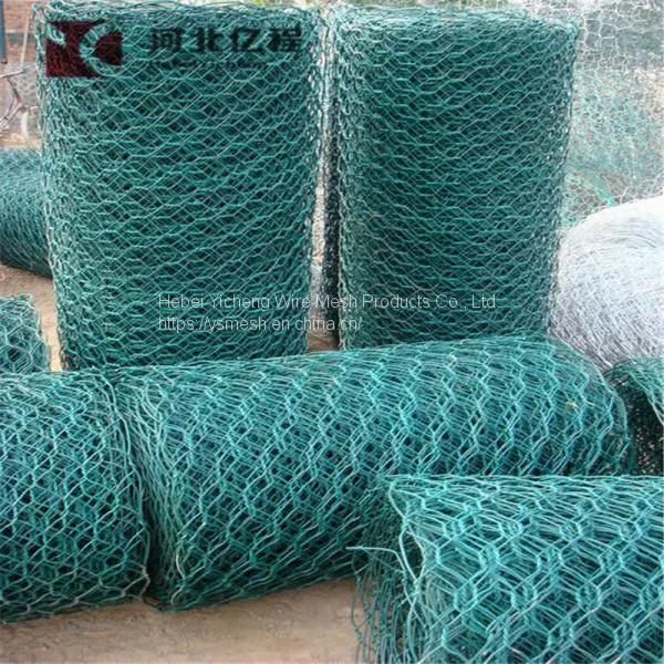 Anping Galvanized PVC Hexagonal Gabion Wire Mesh Stone Cage Gabion Baskets photo-2