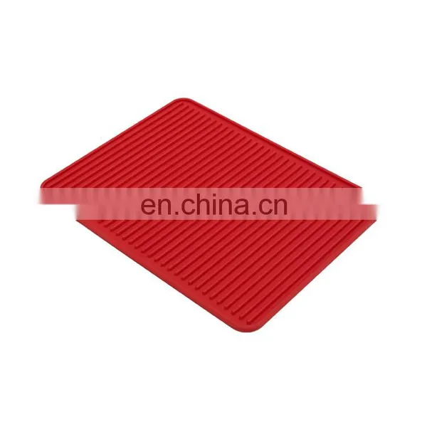 Yiwu Factory New Design Heat Resistant Soft Rubber Pot Holder Dish Drying Mat Cooking Pad photo-4