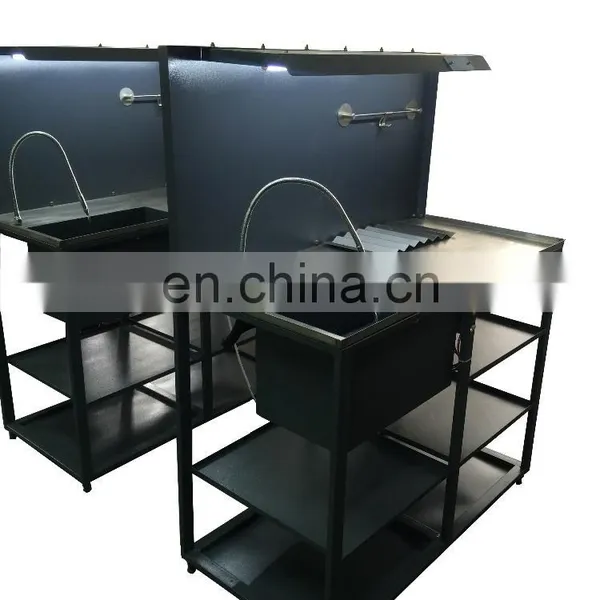 Car Repair Workshop Metal Work Bench Cleaning Trough Bench photo-2