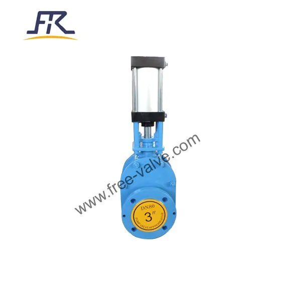 Pneumatic Actuator Ceramic Lined Twin Disc Gate Valve photo-1