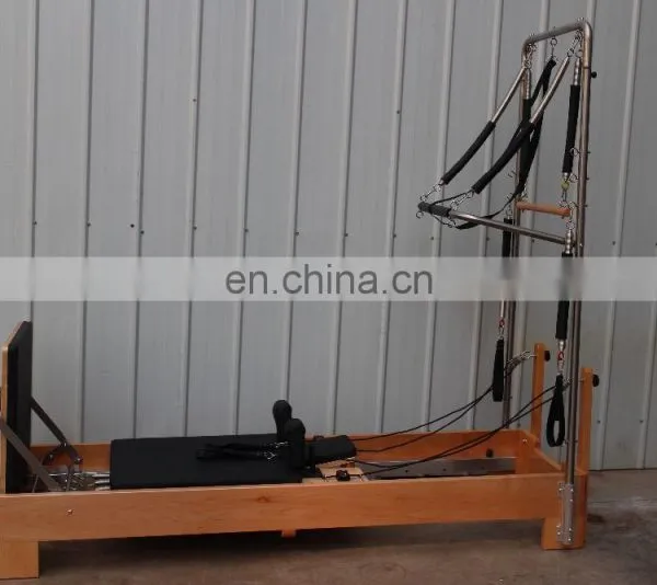 Wood Pilates Reformer Machine Cadillac Reformer With Full Trapeze SNP11 photo-5