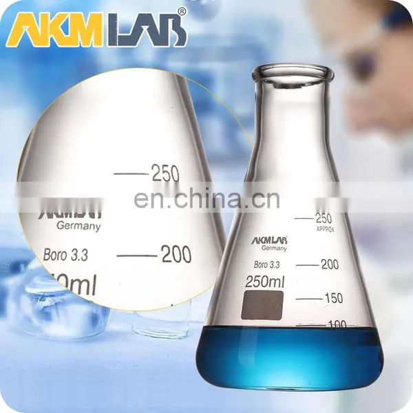 AKM LAB 100ml Conical Flask Erlenmeyer Flask With Narrow Wide Mouth photo-3