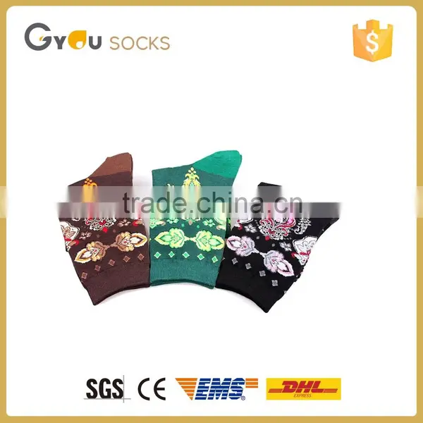 Beautiful National Pattern Women Fashin Street Cotton Embroidered Socks