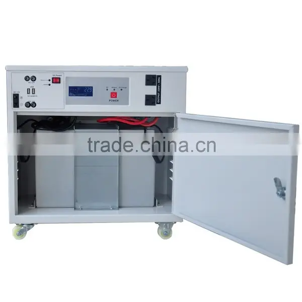 ALL-IN-ONE 360W Pure Sine Wave AC/DC Output LCD/LED 12V/24V Solar Power System photo-5