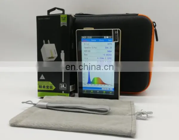 350B 380-780nm Hot Handheld Spectral Illuminance Analyzer Blue Light Tester Spectrometer Red and Blue Ray Irradiance Meter photo-2