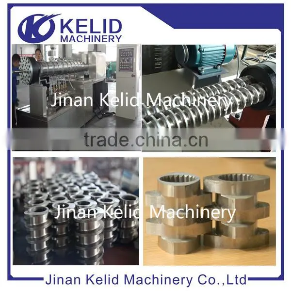 Twin Screw Extruder Slanty Puffed Corn Snacks Making Machine photo-5