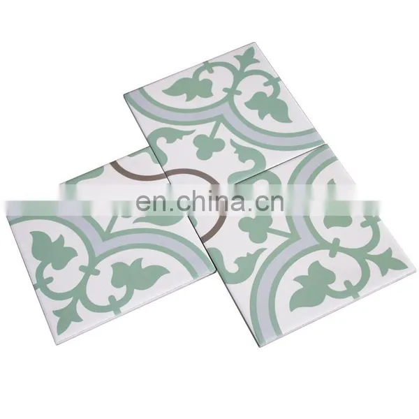 200x200 Green Small Tiles Garden Balcony Bathroom Wall and Floor Tiles photo-5