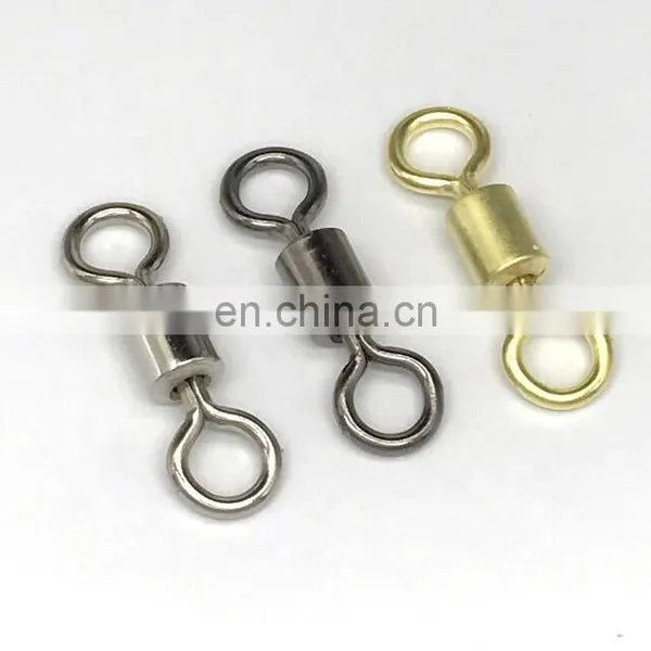 1000PCS Stainless Steel Fishing Swivel Sizes Solid Connector Ball Bearing Snap Fishing Swivels photo-4
