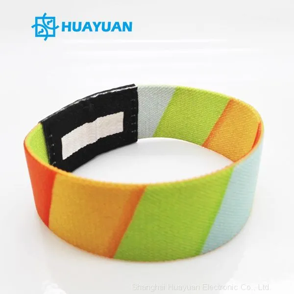 13.56MHz Closed Loop MIFARE Classic 1K 4K RFID Chip Elastic Band photo-2
