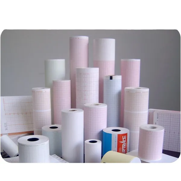20*80mm 3 6 12 Channel Thermal ECG Paper Roll photo-2