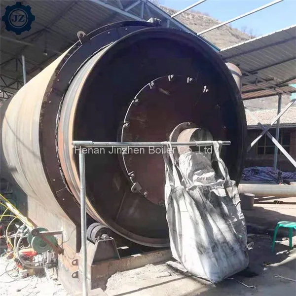 1-8 Tons Small Tire Pyrolysis Reactor Furnace For Oil Carbon Black Steel photo-3