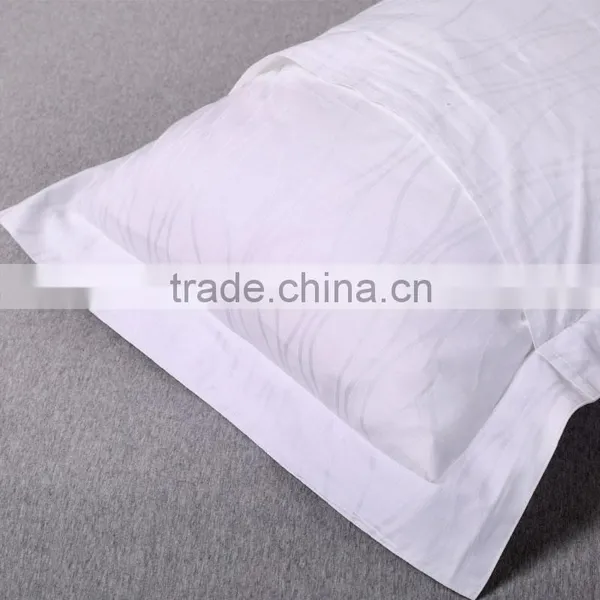 100% Cotton White Satin Hotel Donna Cover Set Jacquard Hotel Bedding Set Customer LOGO Bedding Set photo-5