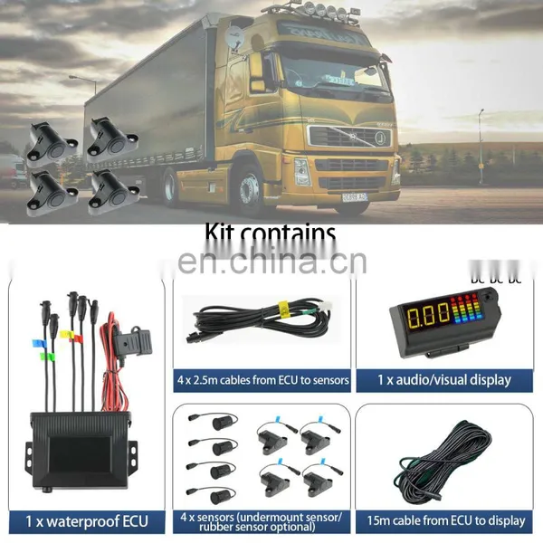 High Quality Waterproof OEM Toyota Bus Forklift Reverse Parking Sensor photo-5