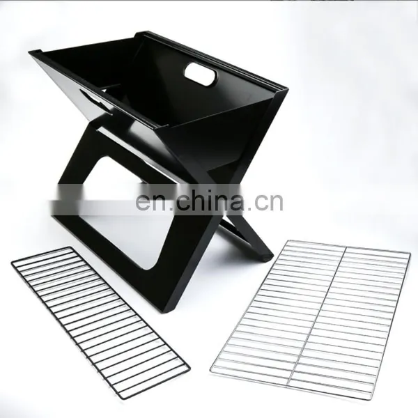 Custom Wholesale Outdoor Easily Assembled Folding Grill Camping Portable Charcoal BBQ Grill Parrillas Portatil Barbacoa photo-4