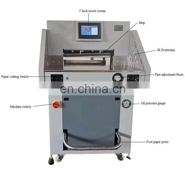 490mm Program Control Electric Paper Cutter Semi-automaitc a3 a4 Paper Cutter Machine for Printing Shop photo-5