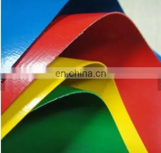 High Strength UV Resistant 900gsm Panama PVC Coated Tarpaulin for Truck Curtain Side Fabric