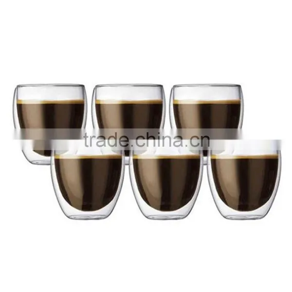 Double Wall Glass Beer Tumbler ,insulated Glass Starbucks Coffee Cup ,glass Bareware, Double Wall Quality Choice photo-3