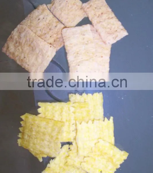 Puffed Crispy And Fried Salad Processing Line/Fried Flour Salad Sticks Making Machine/Rice Crust Processing Line photo-2