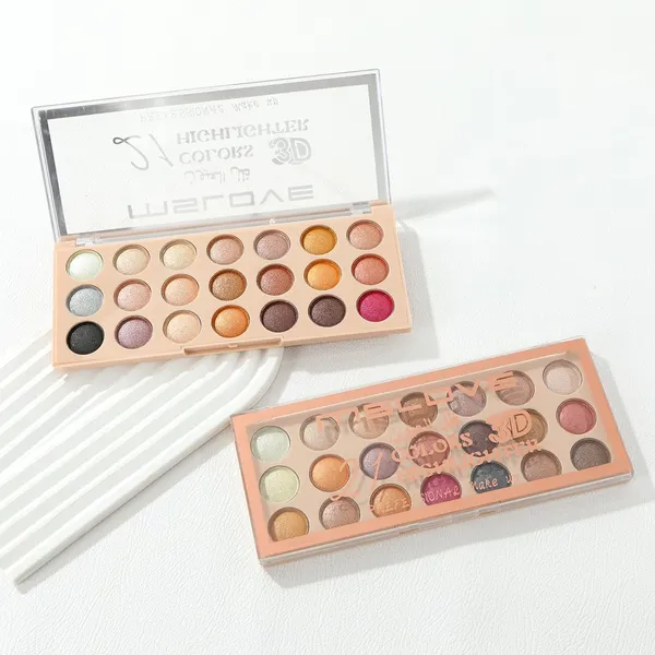 Factory Customizable 21 Color Eyeshadow Palette Cosmetics Private Label La Sombra De Ojos photo-2