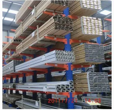 Custom Adjustable Arm Cantilever Racking Two Sided for Irregular Shape Goods Storage