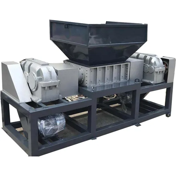 Heavy-Duty Twin Shaft Shredder for Steel Scrap, Car Body Shells, and Metal Drums photo-2