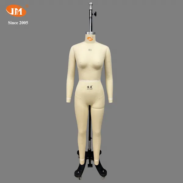 JunMei Brand CN Size 80 Female Mannequin Full Body Dress Form - Fixed Dimension, Precision Pattern Making Tool For Garment Pattern Making